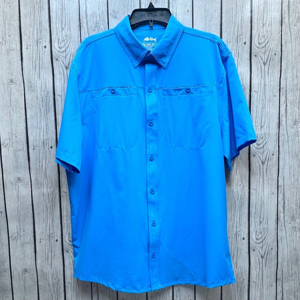 Silver Bait Outdoor Performance Fishing Shirt Size Large